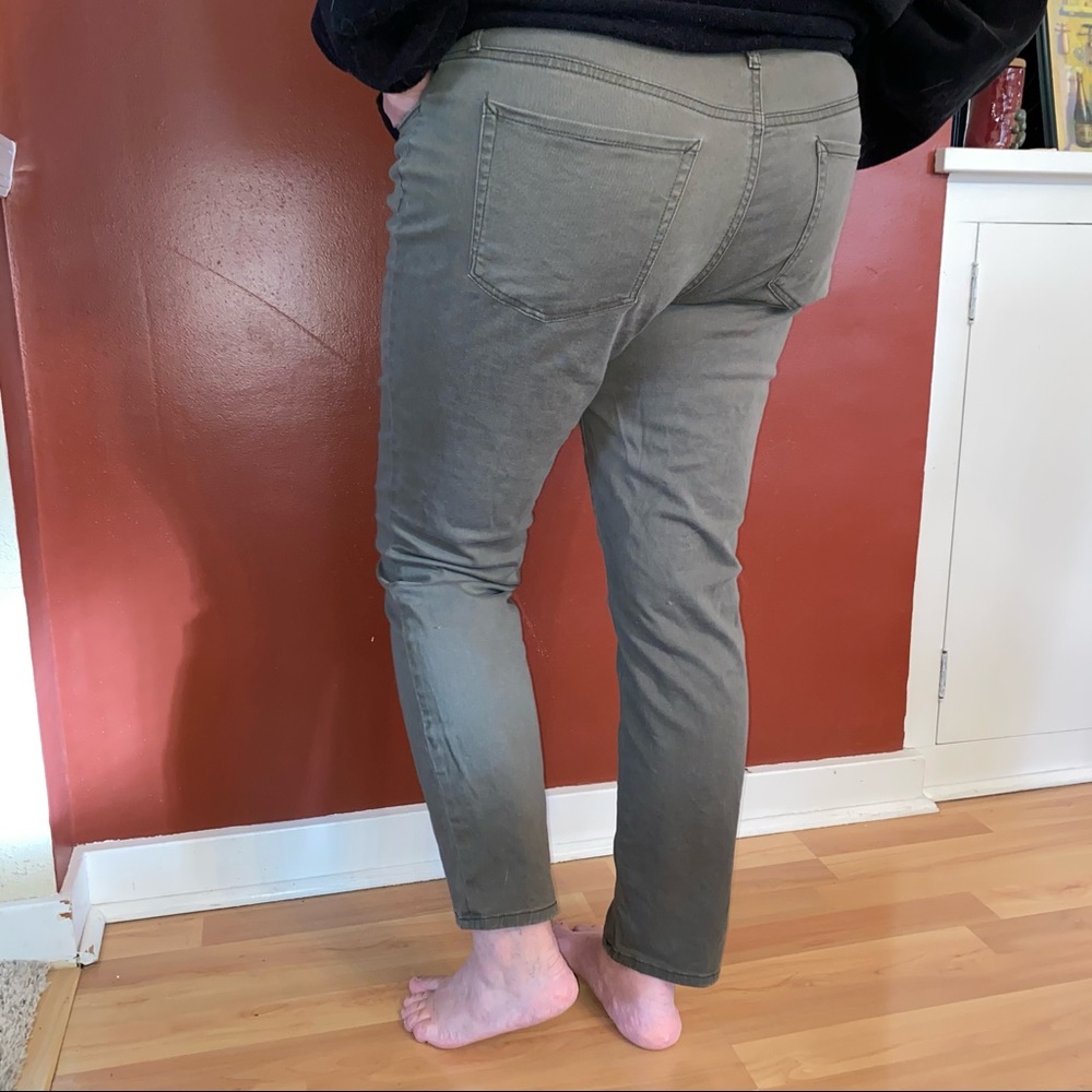 Jessica Simpson Olive Green Skinny Jeans